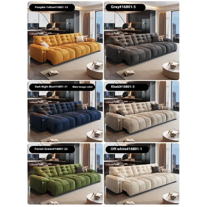 Globe Sofa - Cream folding and telescoping functional sofa