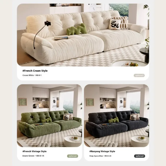 Globe Sofa - Modular Puff Cloud Fabric Sofa Globe Sofa - Modular Puff Cloud Fabric Sofa