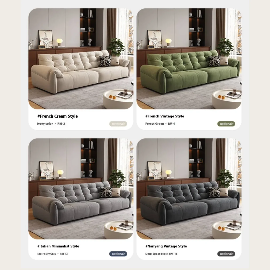 主图-07 Globe Sofa - Modular Italian Minimalist Fabric Sofa