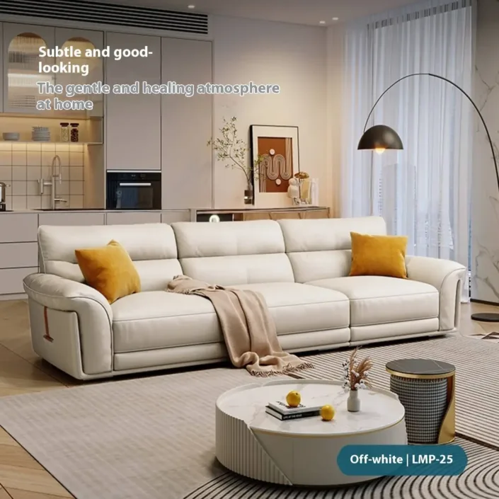 Globe Sofa - New Italian Top-Grain Leather Light Luxury Modern Sofa Globe Sofa - New Italian Top-Grain Leather Light Luxury Modern Sofa
