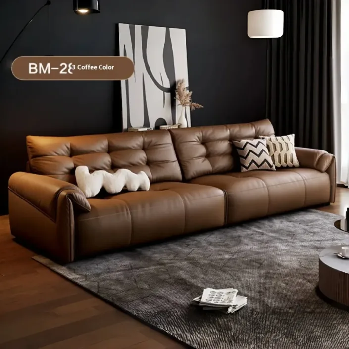 Globe Sofa - Modern Minimalist Italian Top-Grain Leather Sofa Globe Sofa - Modern Minimalist Italian Top-Grain Leather Sofa