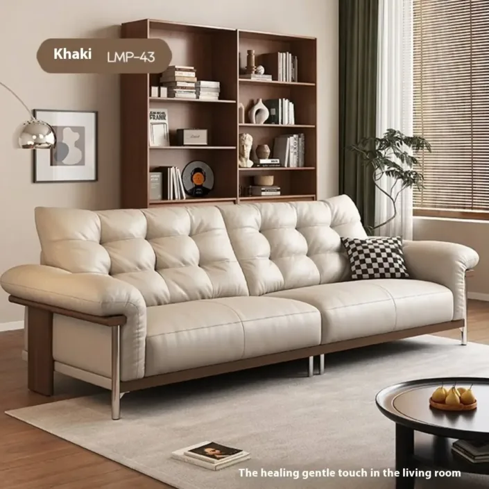 Globe Sofa - Top Grain Leather Vintage Straight Sofa Globe Sofa - Top Grain Leather Vintage Straight Sofa