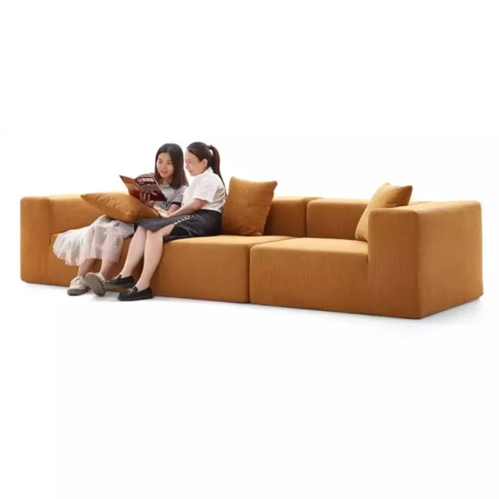 Globe Sofa - Folded Tofu-Style Modular Cushion Cover for Fabric Sofa Globe Sofa - Folded Tofu-Style Modular Cushion Cover for Fabric Sofa