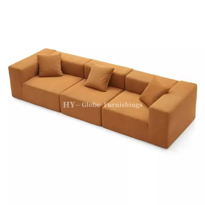Globe Sofa - Folded Tofu-Style Modular Cushion Cover for Fabric Sofa Globe Sofa - Folded Tofu-Style Modular Cushion Cover for Fabric Sofa
