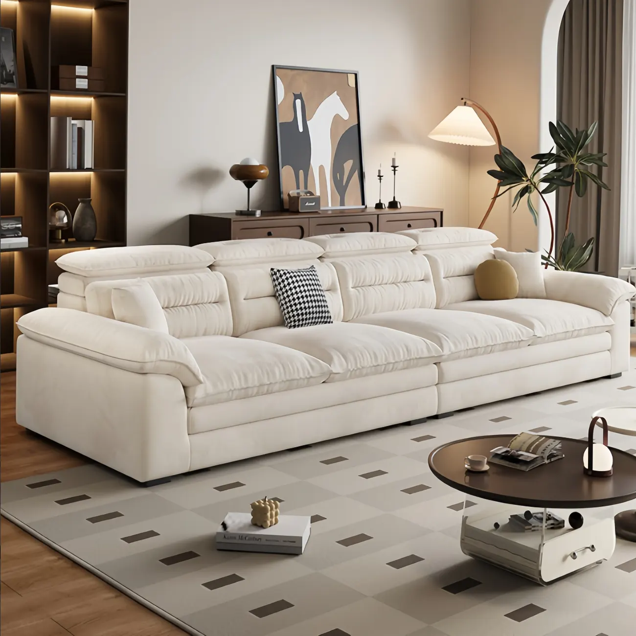 主图10 Globe Sofa - Nordic minimalist luxury technology fabric sofa
