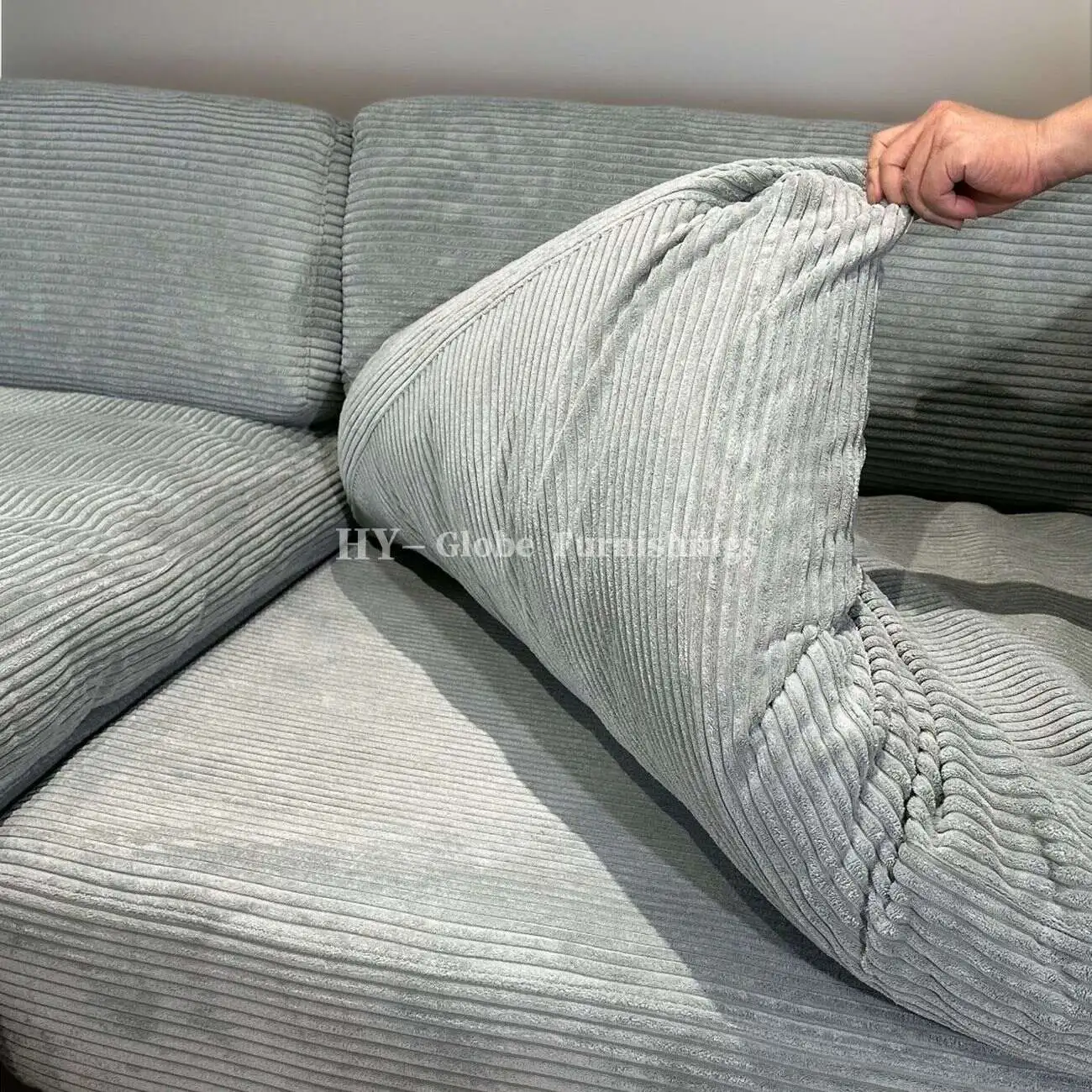 北欧奶油-客厅_33734537 Globe Sofa - L-shaped Corner Compression Sofa Bed