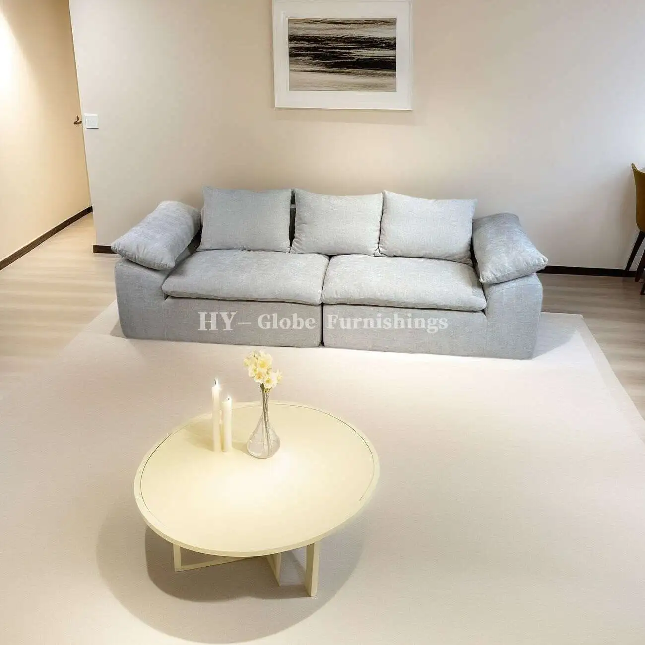 北欧奶油-客厅_33734537_1 Globe Sofa - Cloud Comfort Compression Sofa