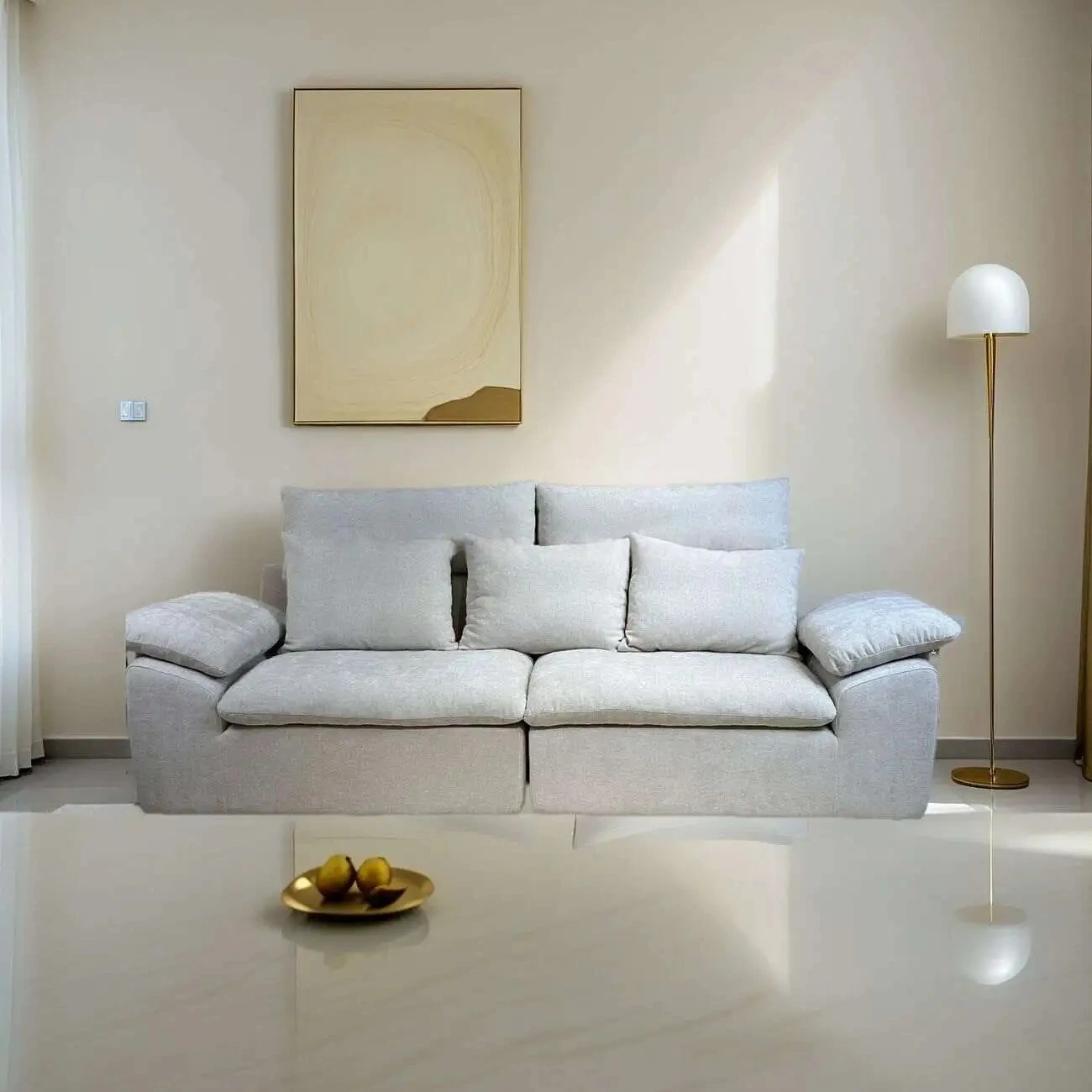 北欧奶油-客厅_33734537_3 Globe Sofa - Cloud Comfort Compression Sofa