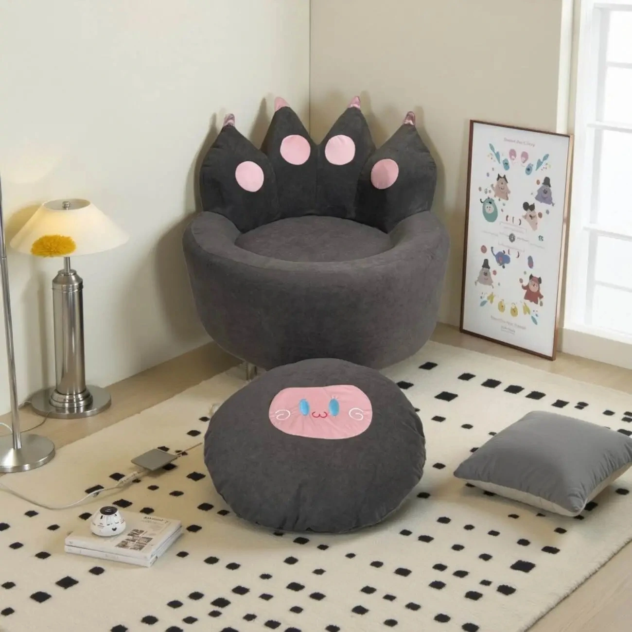 奶油家居_33732670_3 Globe Sofa - Monster Cute Claw Compressed Sofa