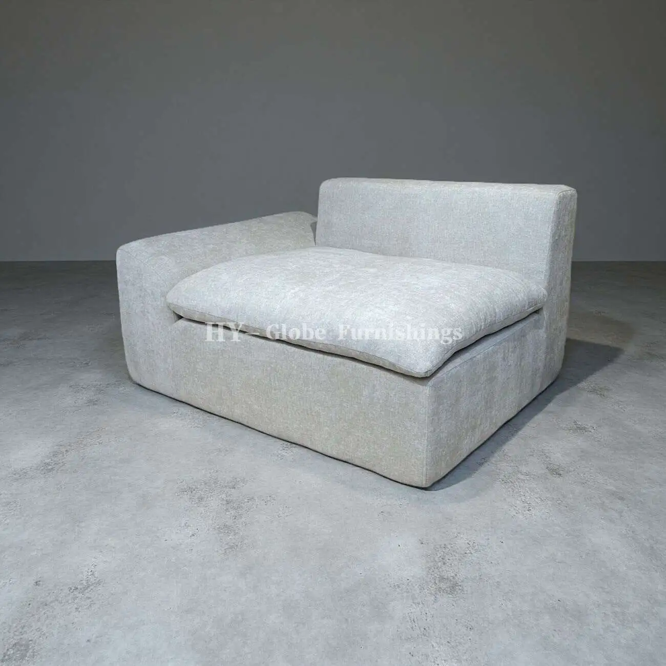 Globe Sofa - Cloud Comfort Compression Sofa 灰色摄影棚_33734537_2