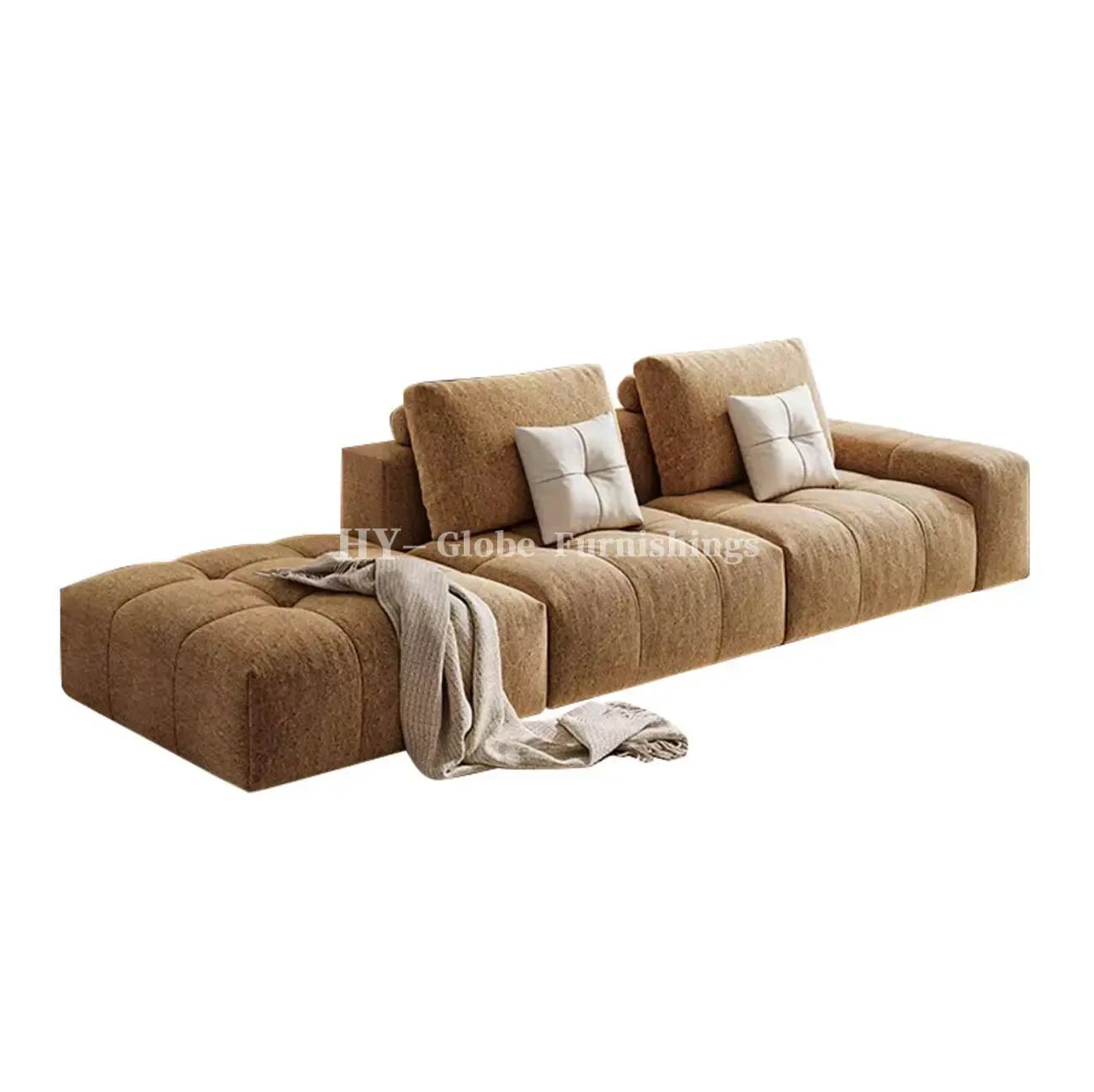 Globe Sofa - Fabric Pixel Modular Compression Sofa 详情-009