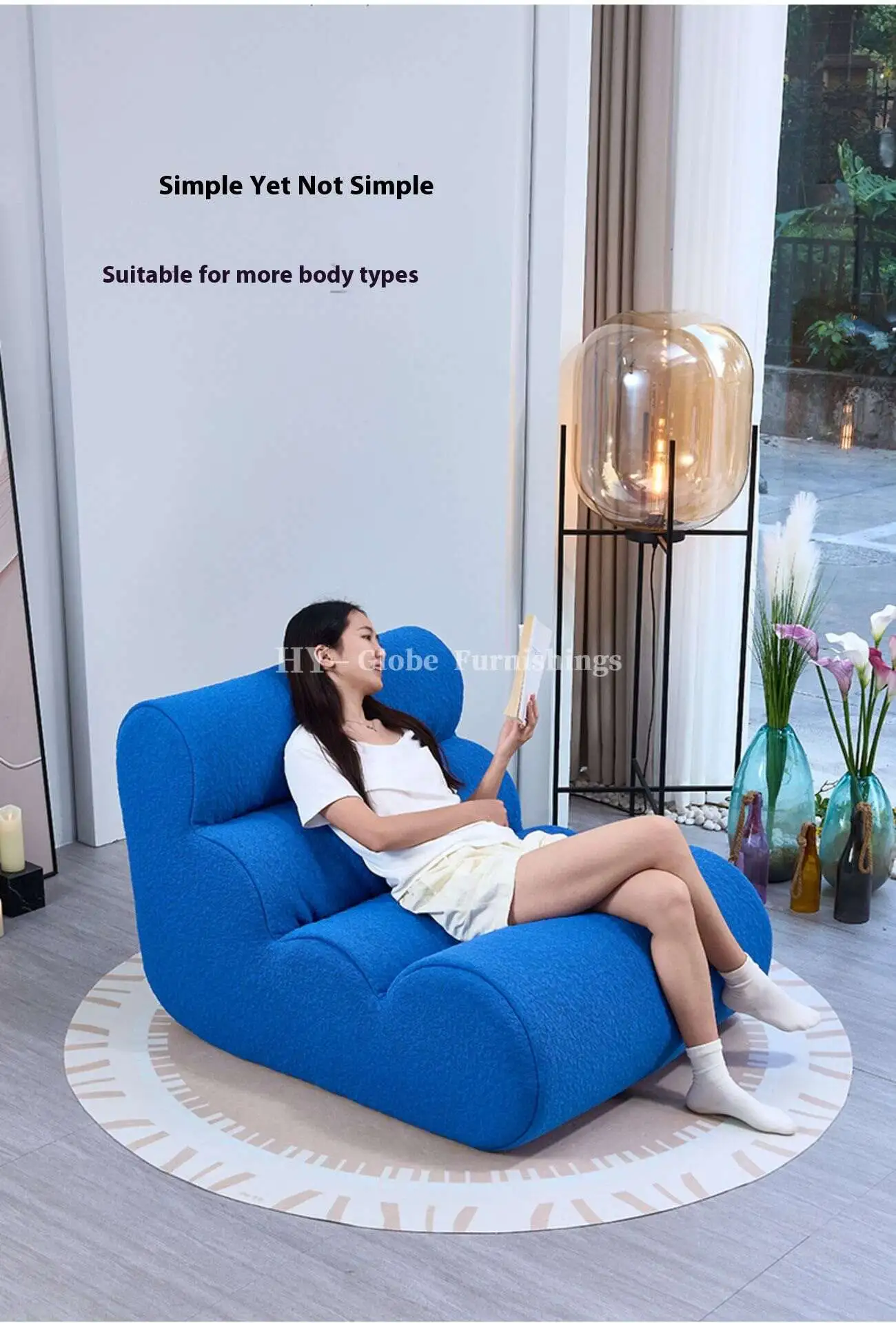 Globe Sofa - Lazy Caterpillar Single-Person Compression Sofa