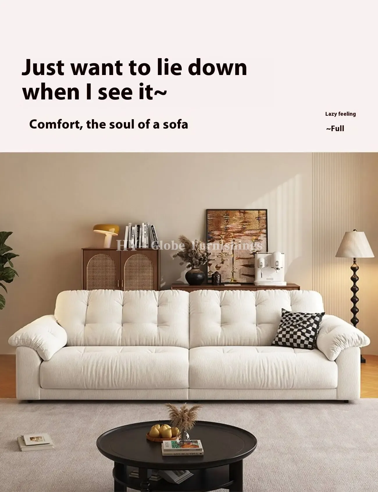 Globe Sofa - Removable and Washable Chenille Space Cloud Sofa