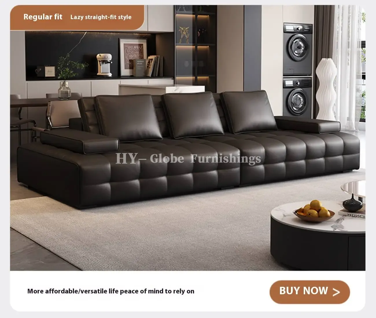 Globe Sofa - Laurence Electric Multifunctional Leather Sofa