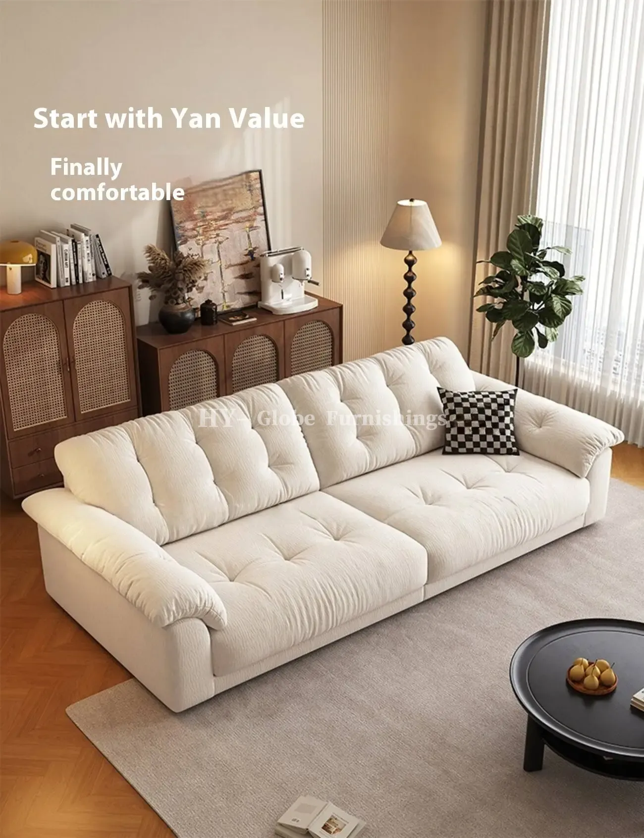 Globe Sofa - Removable and Washable Chenille Space Cloud Sofa