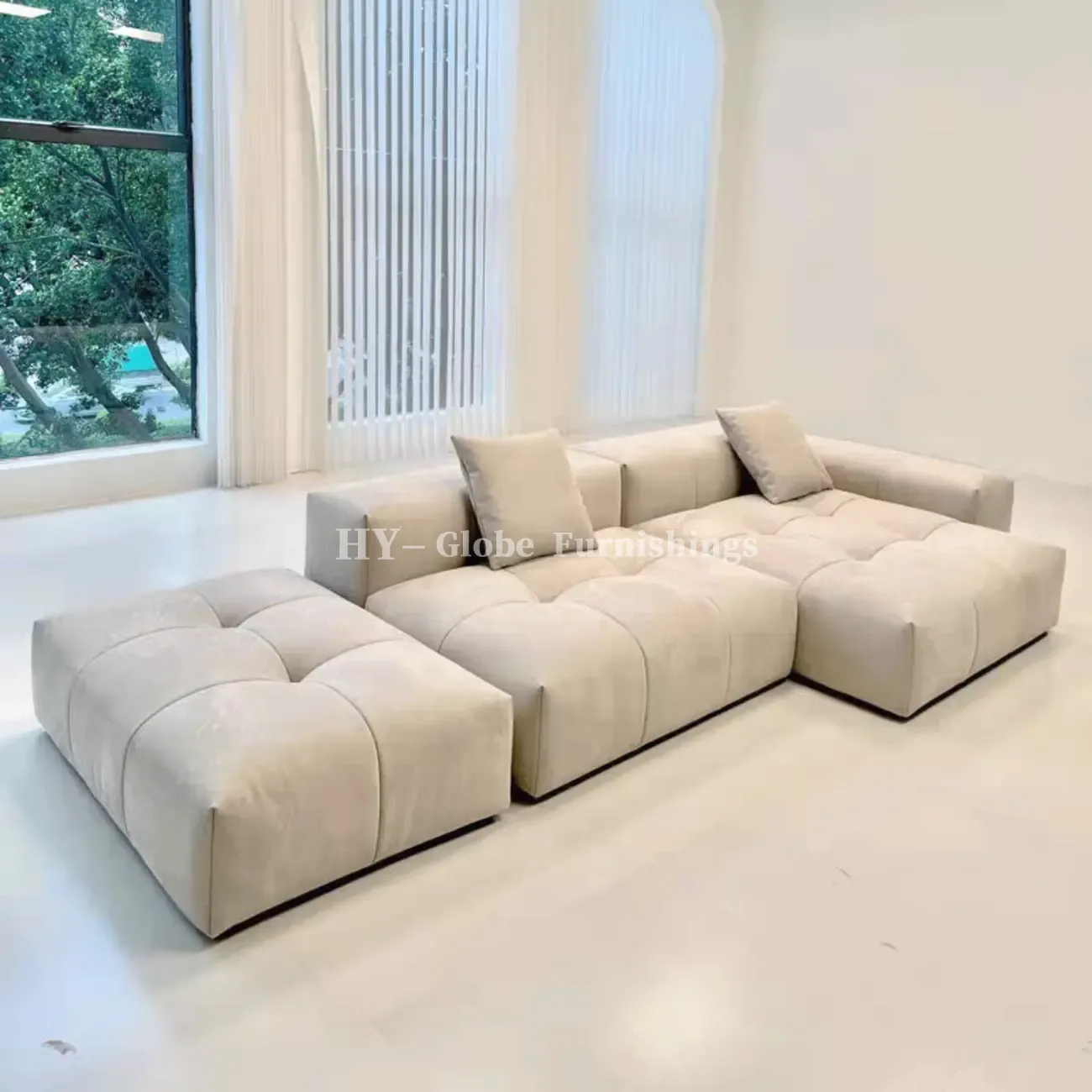 Globe Sofa - Fabric Pixel Modular Compression Sofa 详情-10