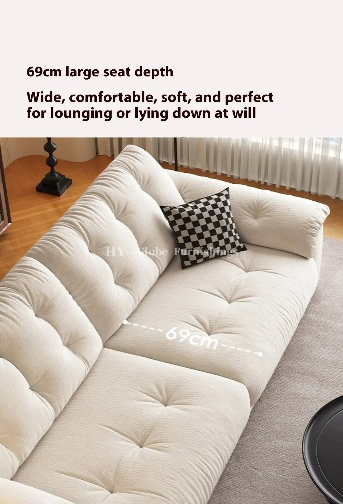 Globe Sofa - Removable and Washable Chenille Space Cloud Sofa