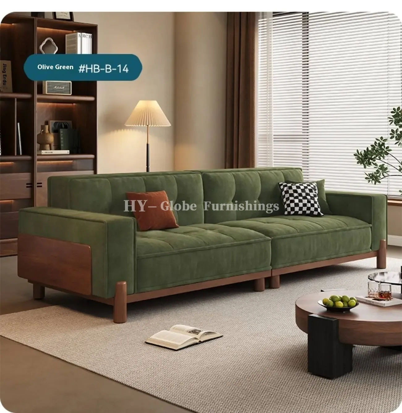 Globe Sofa - Nordic Cream Style Tech Wool Cloud Sofa