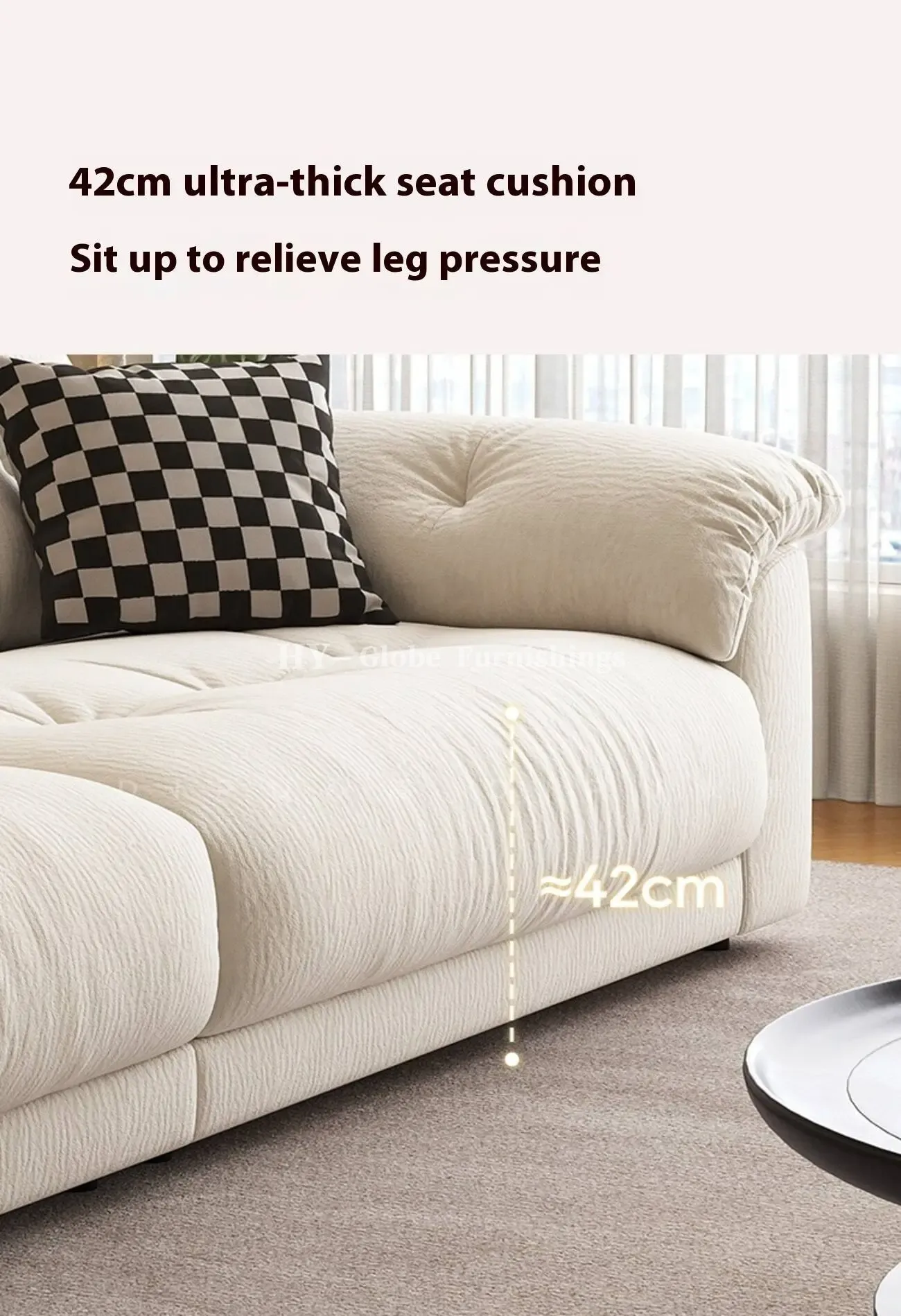 Globe Sofa - Removable and Washable Chenille Space Cloud Sofa