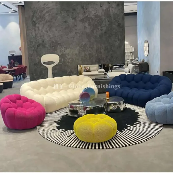 Globe Sofa - Roche Bobois Football Bubble Compression Sofa Globe Sofa - Roche Bobois Football Bubble Compression Sofa
