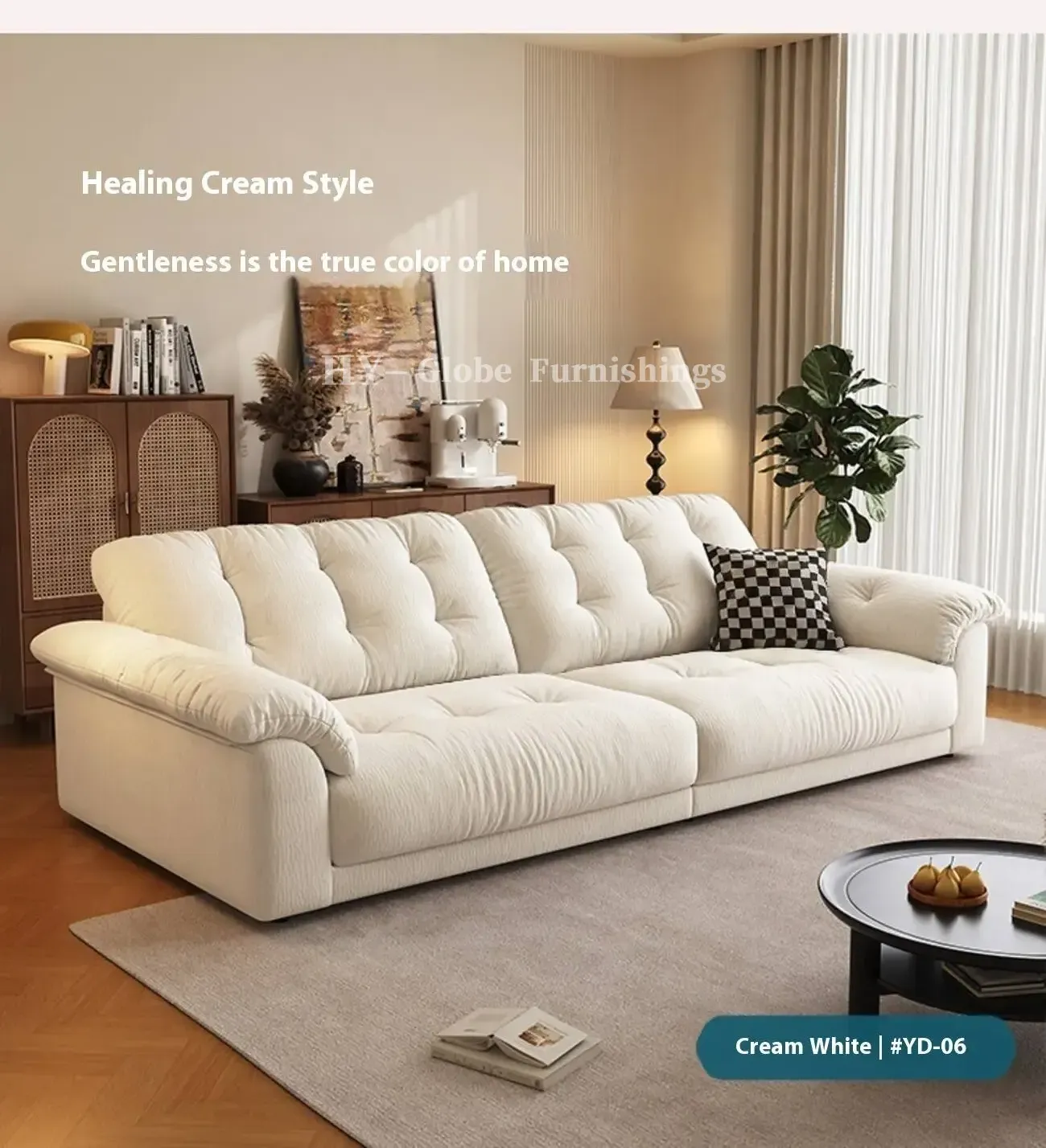 Globe Sofa - Removable and Washable Chenille Space Cloud Sofa