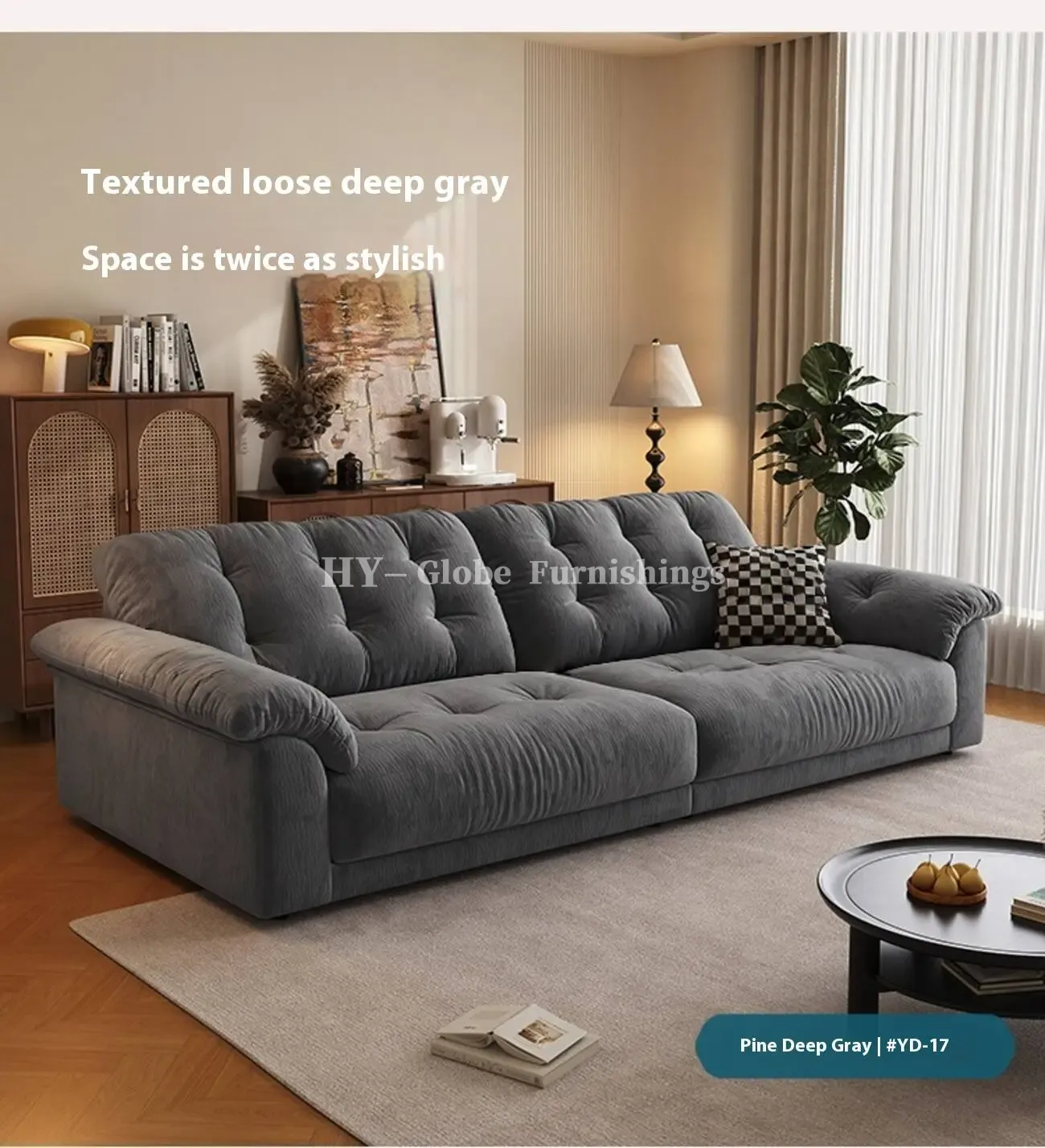 Globe Sofa - Removable and Washable Chenille Space Cloud Sofa