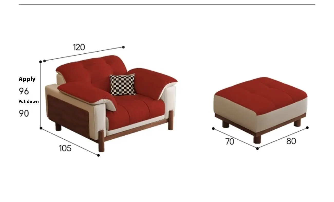 Globe Sofa - Vintage Elegant Solid Wood Leather Sofa