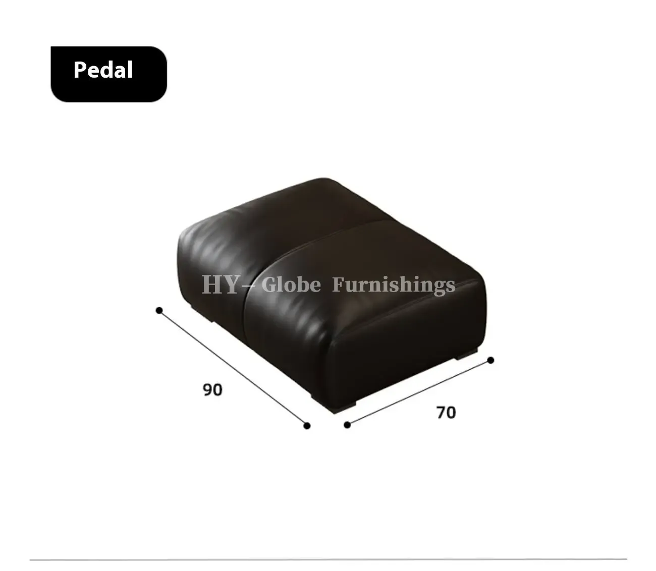 Globe Sofa - Italian-style luxury curved leather sofa 详情-45