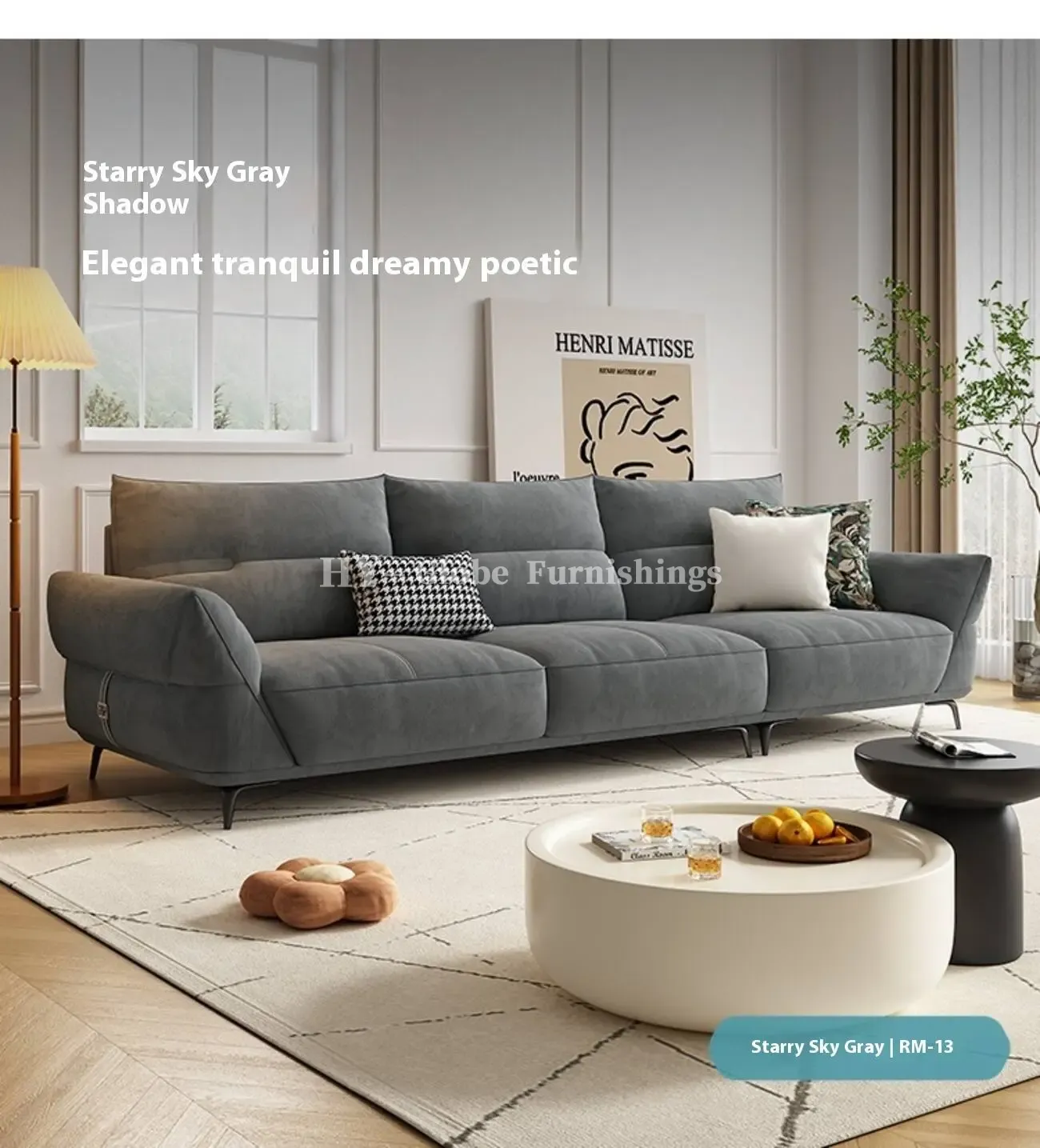 Globe Sofa - Cream-Style Tech Fabric Sofa