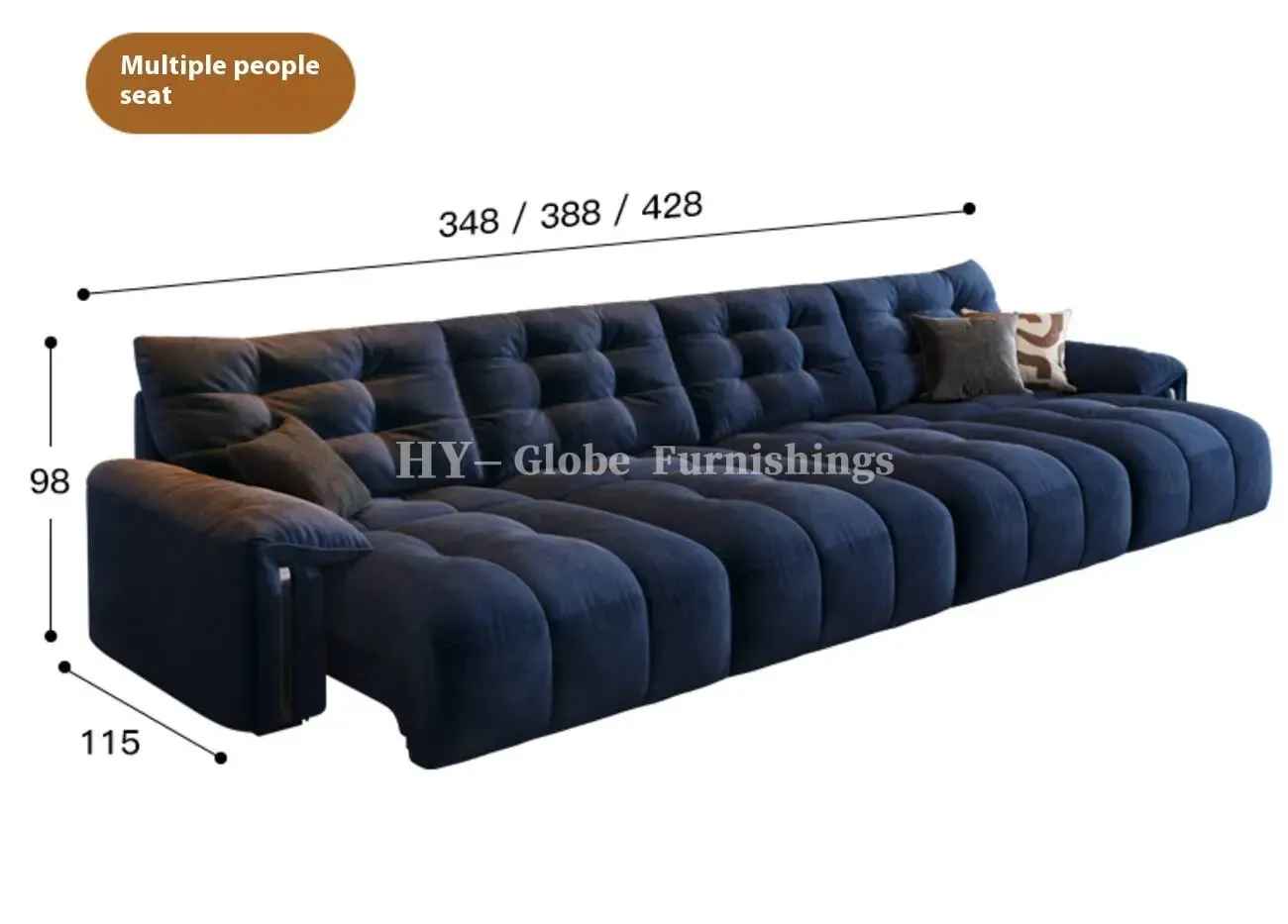 Globe Sofa - Cream folding and telescoping functional sofa