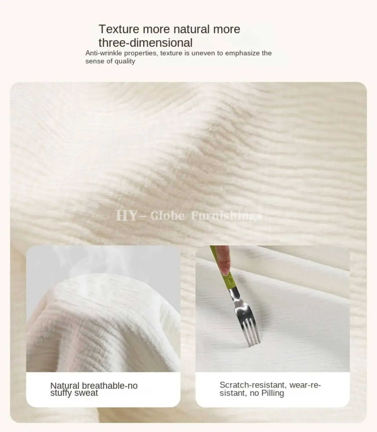 Globe Sofa - Nordic Cream Style Tech Wool Cloud Sofa