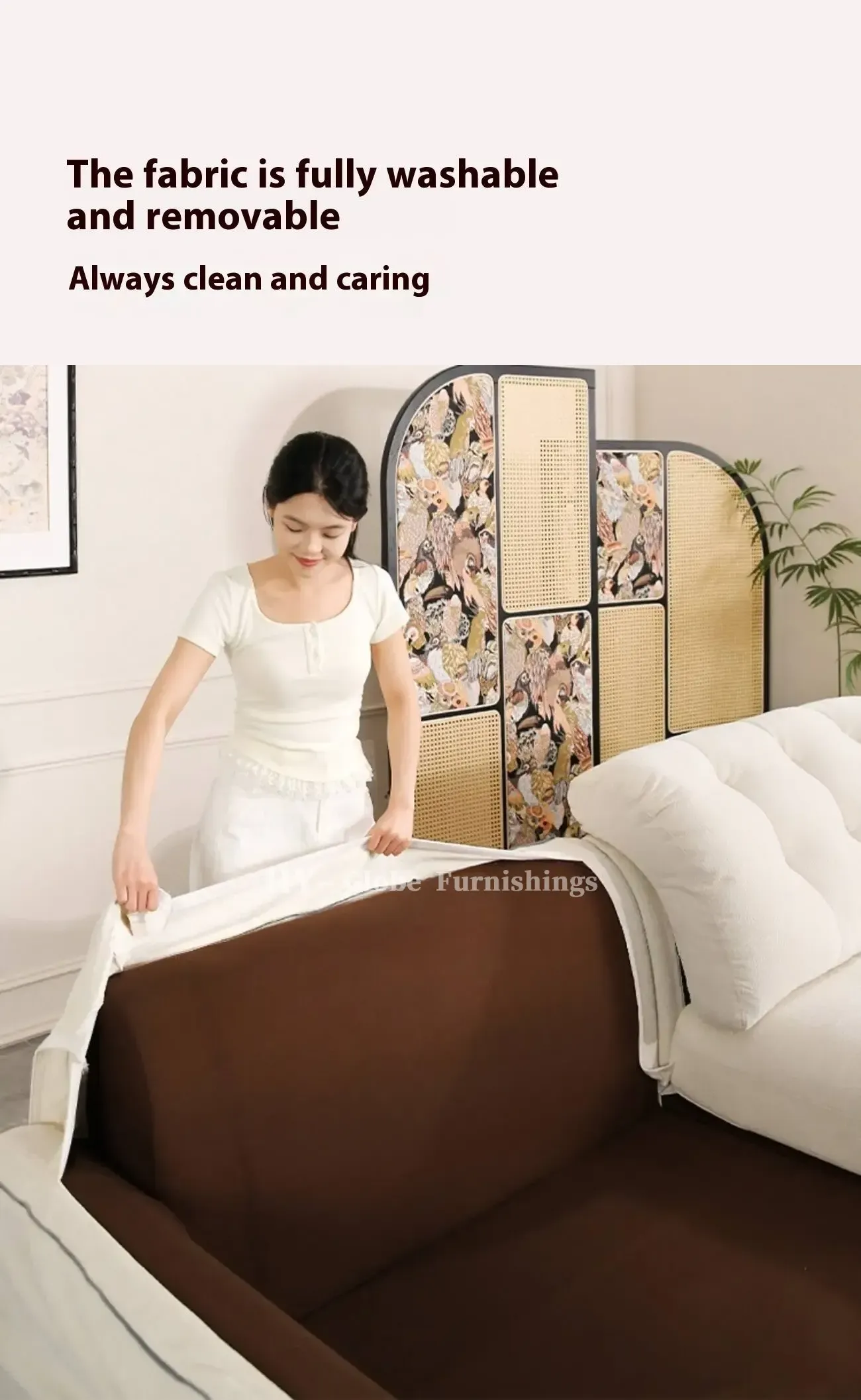 Globe Sofa - Removable and Washable Chenille Space Cloud Sofa