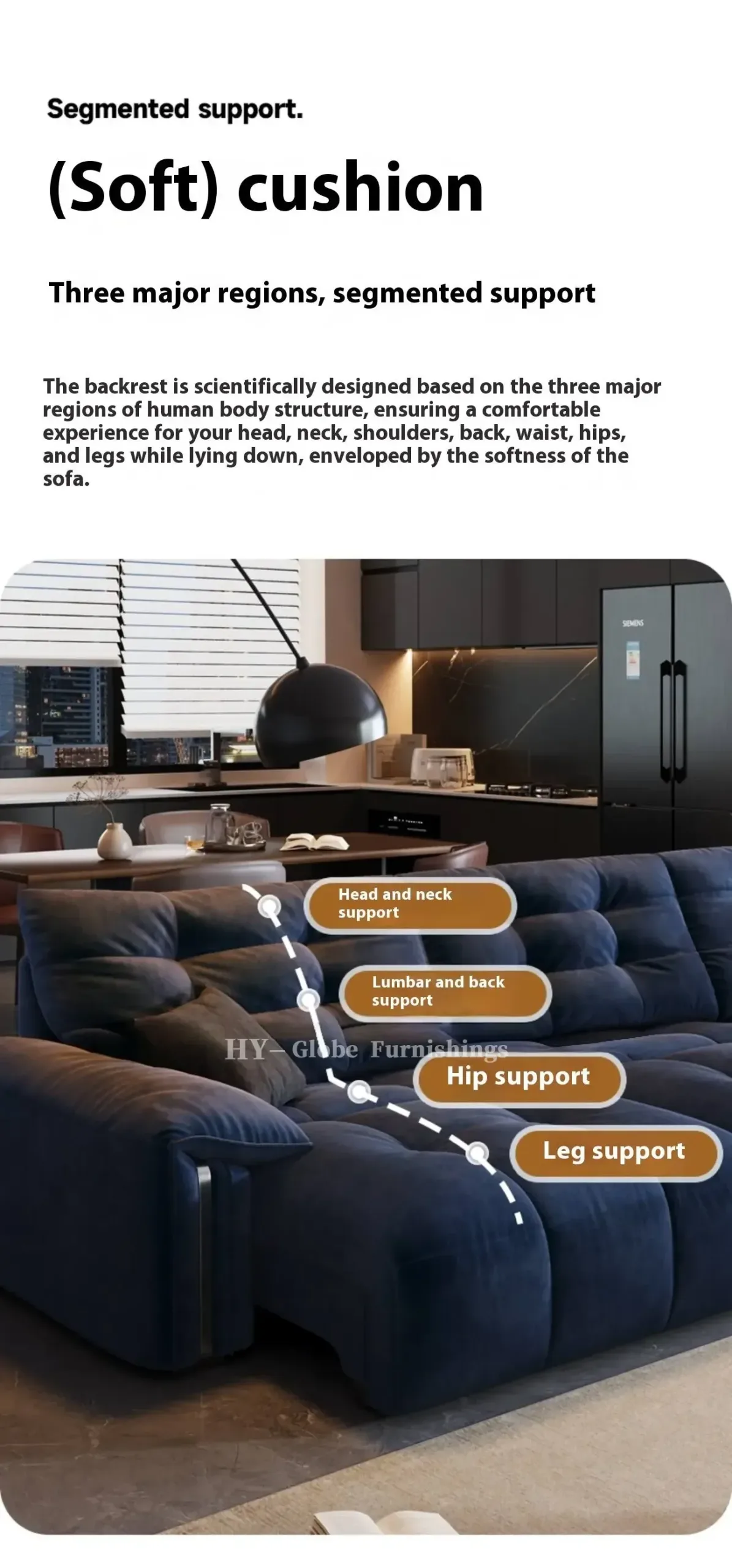 Globe Sofa - Cream folding and telescoping functional sofa