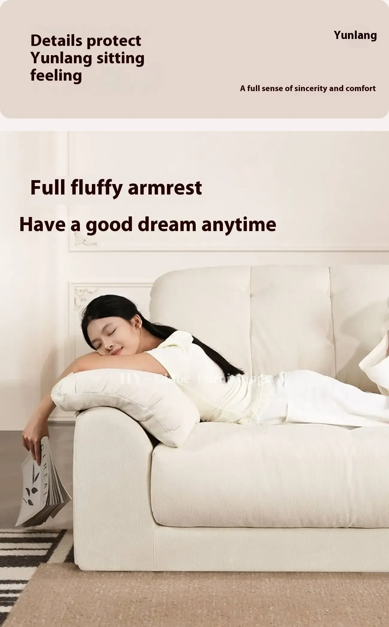 Globe Sofa - Removable and Washable Chenille Space Cloud Sofa