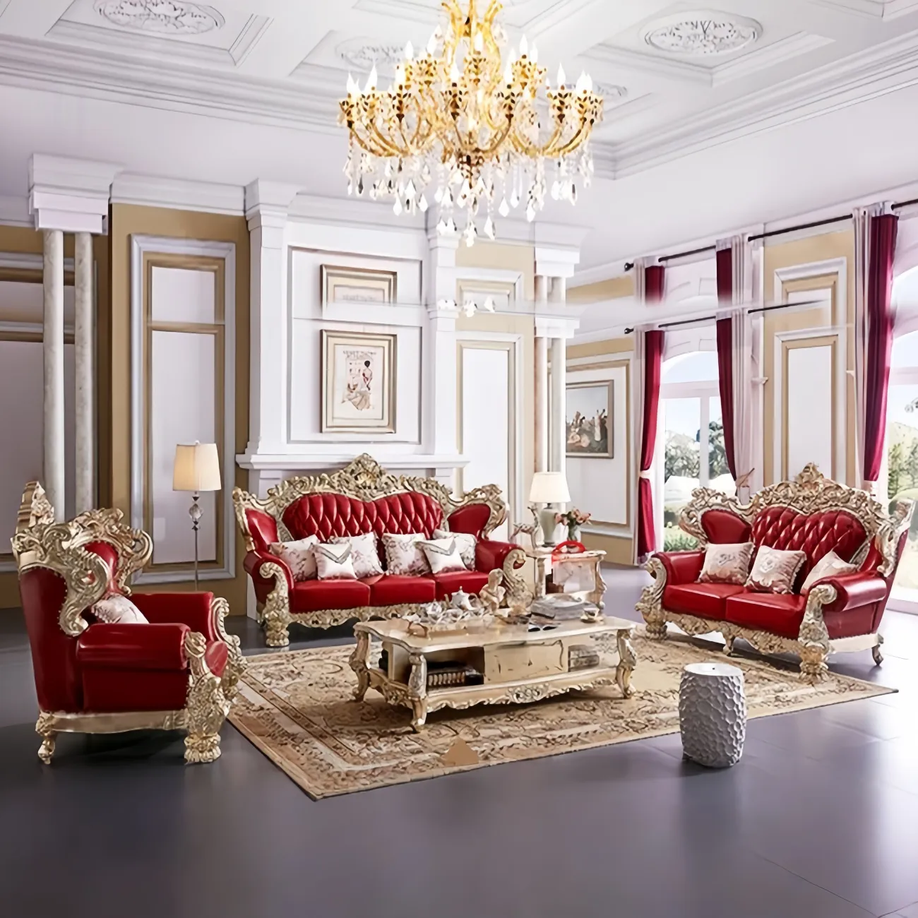 copy_副本 Globe Sofa - European Luxury Palace Villa Sofa