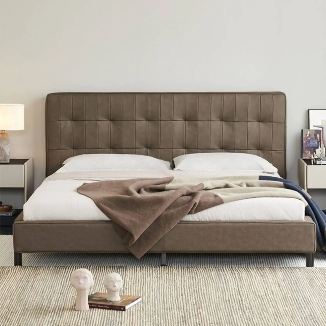 主图-002 Globe Sofa - Luxury Vintage Anton Genuine Leather Bed