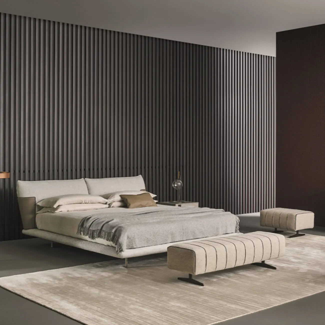 主图-002 Globe Sofa - Minimalist Modern Upholstered Saddle Bed