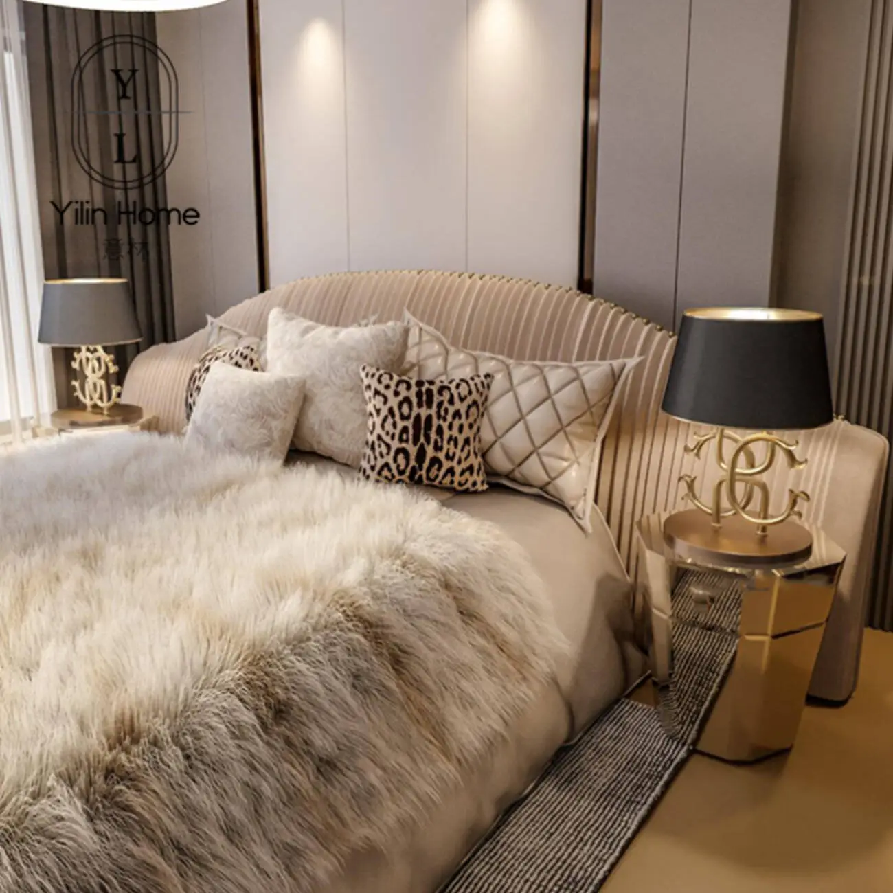 主图-003 Globe Sofa - Queen Style Italian-inspired Luxury Upholstered Bed