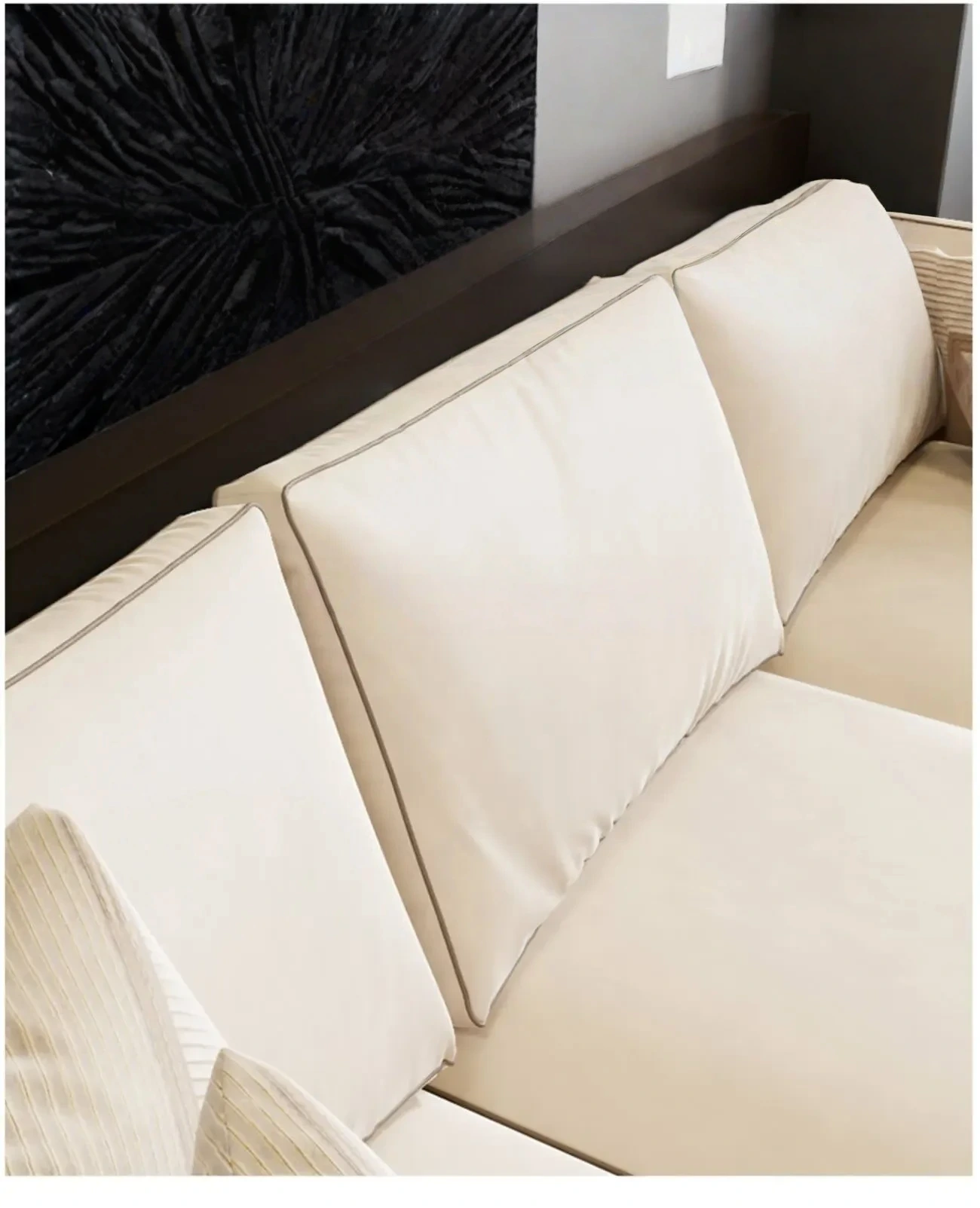 主图-005 Globe Sofa - Italian Luxury Design Envelope-Style Genuine Leather Sofa