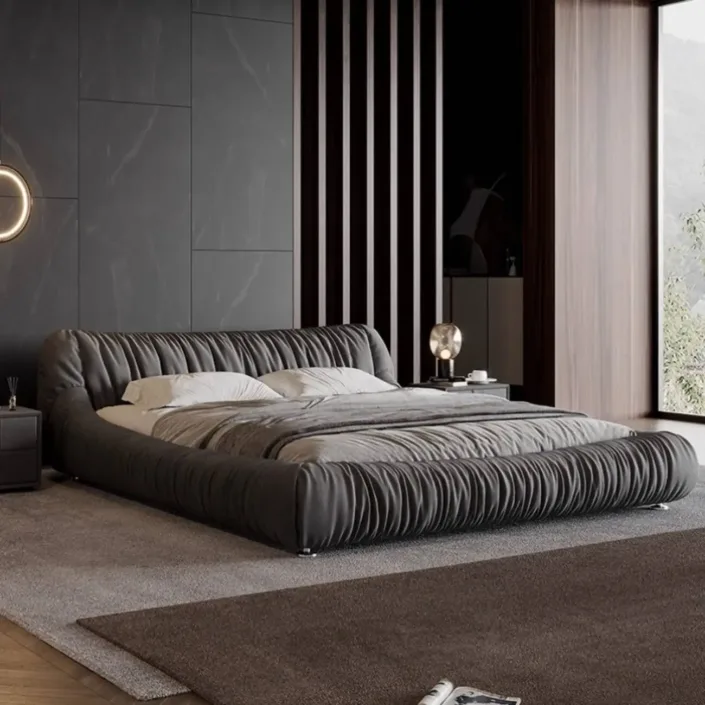 Globe Sofa - Italian-Style Master Bedroom Leather Sports Car Bed Globe Sofa - Italian-Style Master Bedroom Leather Sports Car Bed