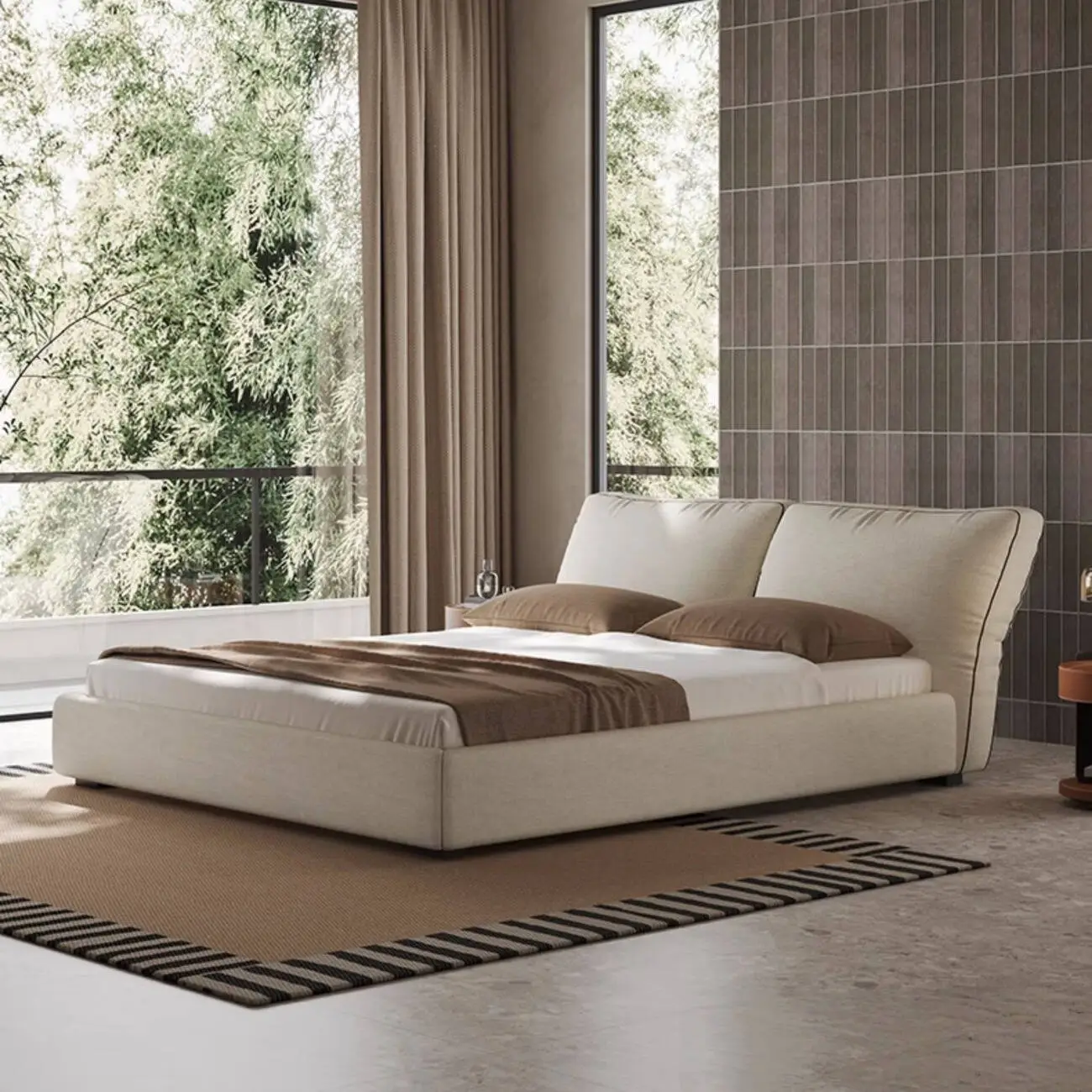 主图-01 Globe Sofa - Carmelot Italian Luxury Upholstered Bed