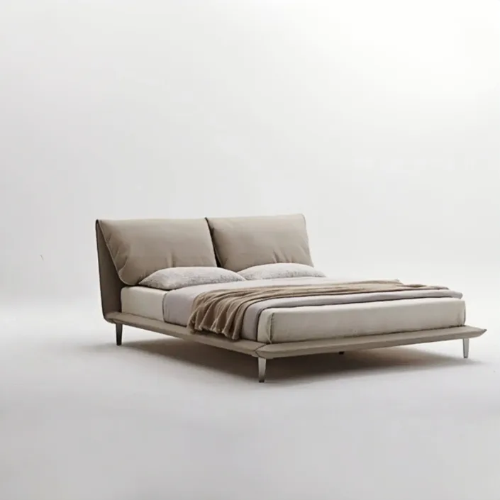 Globe Sofa - Elephant Ear Bed Italian Minimalist Genuine Leather Bed Globe Sofa - Elephant Ear Bed Italian Minimalist Genuine Leather Bed