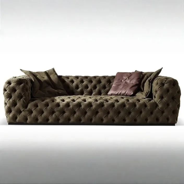 Globe Sofa - Lunar Surface Straight-Back Sofa Globe Sofa - Lunar Surface Straight-Back Sofa