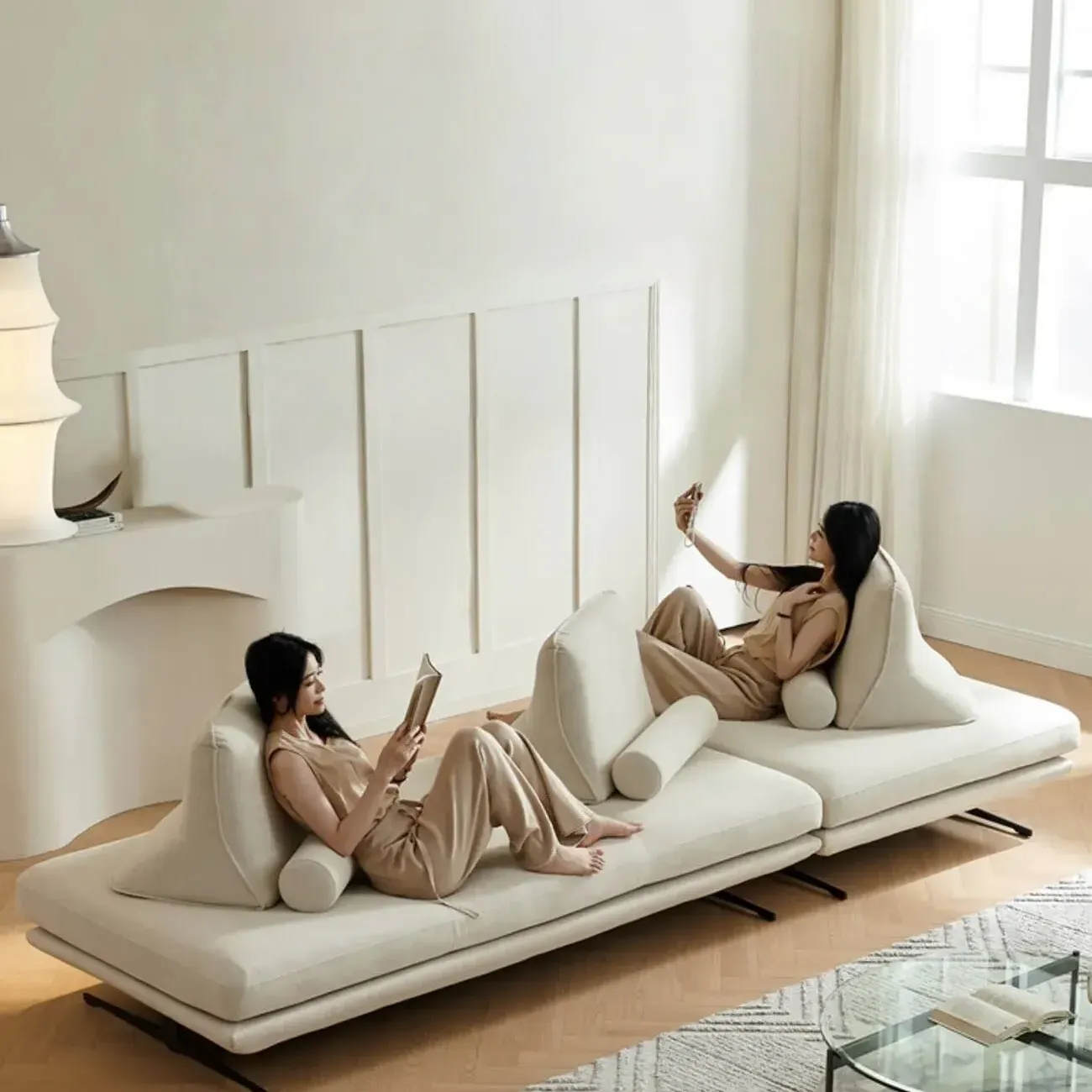 主图-01 Globe Sofa - Prado Double-Sided Armless Modular Sofa