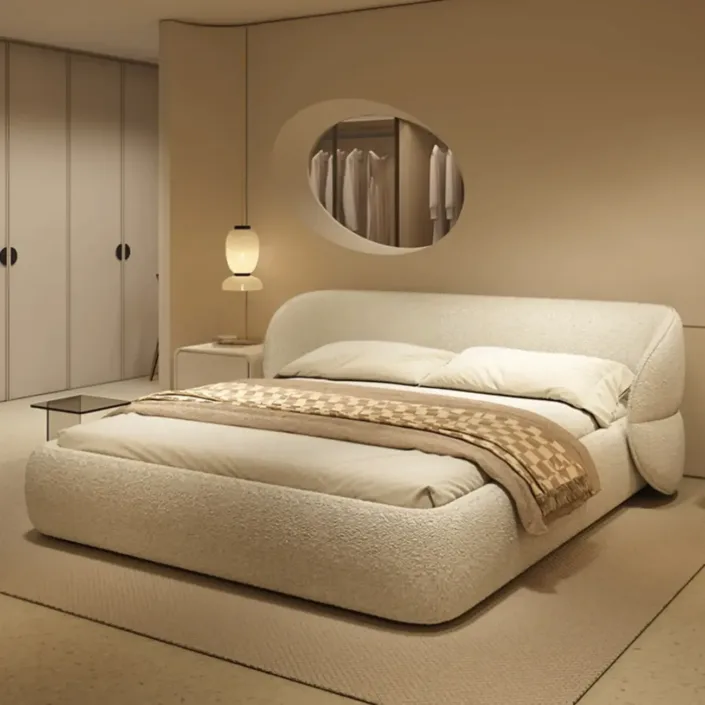 Globe Sofa - Master Bedroom Luxury French Buttercream Style Butterfly Bed Globe Sofa - Master Bedroom Luxury French Buttercream Style Butterfly Bed