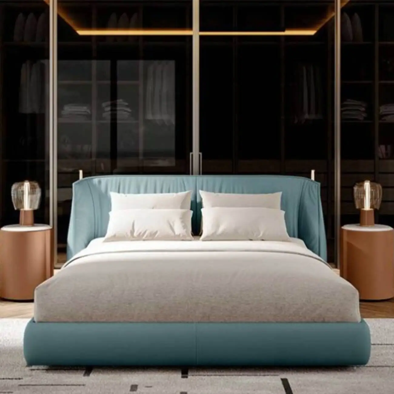 主图-01a Globe Sofa - Poltrona Frau Archibald Leather Bed
