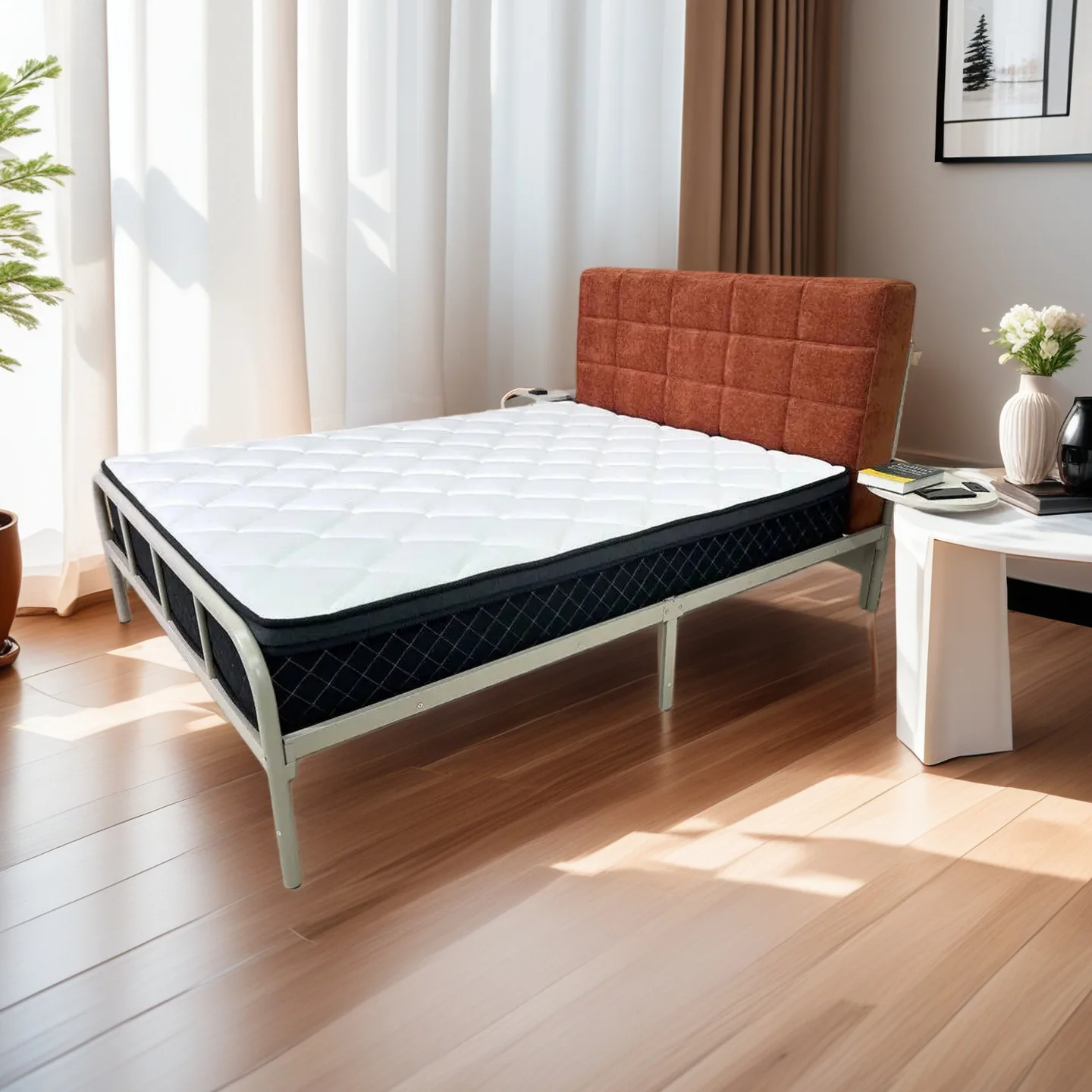 主图-02-1 Globe Sofa - Minimalist Nordic Style High-quality Double Bed