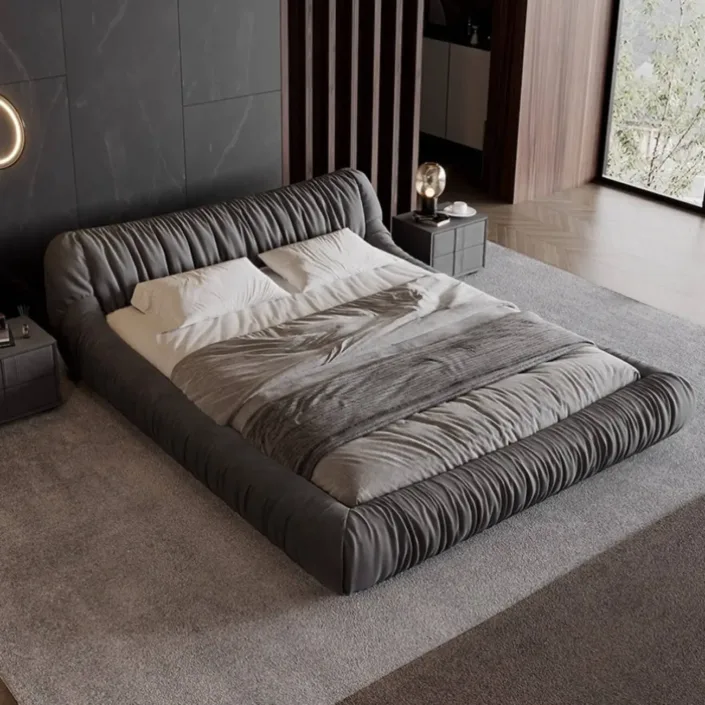 Globe Sofa - Italian-Style Master Bedroom Leather Sports Car Bed Globe Sofa - Italian-Style Master Bedroom Leather Sports Car Bed