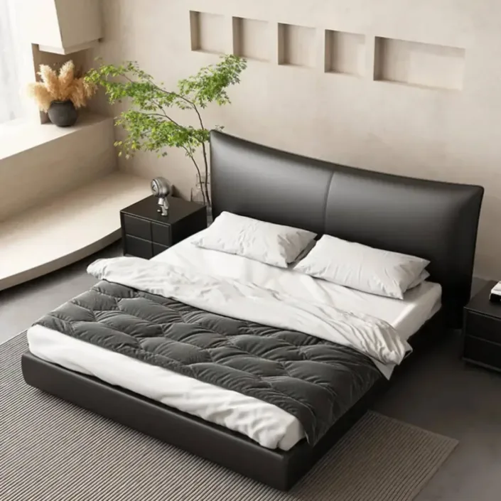 Chanel Designer Style Genuine Leather Bed