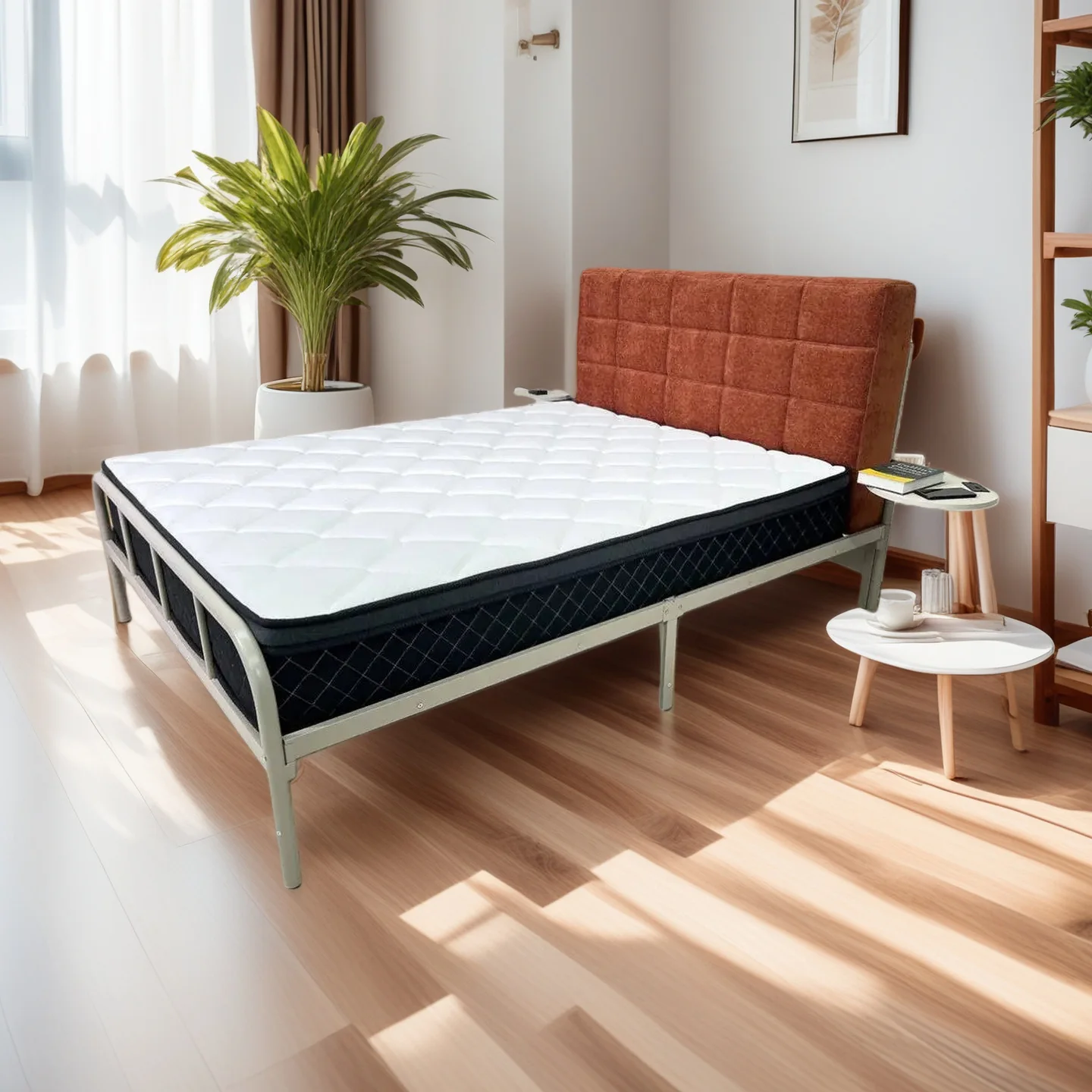 主图-02-2 Globe Sofa - Minimalist Nordic Style High-quality Double Bed